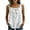 White, variant on Women's Casual Square Neck Sleeveless Cotton Linen Tank Top, Tie Front Bow at Chest, Cute Going Out Vest for Summer, Breathable and Lightweight Light Green L