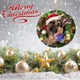 thumbnail image 4 of Adornos navideños Navidad Listado de madera Guirnalda de perro Decoración de árbol de Navidad de madera Wmkox8yii gf8879, 4 of 8