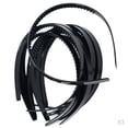 thumbnail image 1 of 3x Diademas para Mujeres Y Niñas Hechas de Plástico DIY Diadema Diadema Accesorios Cabello Accesorios Cabello Colco Banda de pelo negro para mujer, 1 of 8