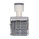 thumbnail image 5 of 6x 8 Dígitos Roller Stamp Numeric Rolling Supplies Business Stamp Calendar Time Wheels Rolling Creative para DIY Craft Card Making Document Date 6 piezas, 5 of 8
