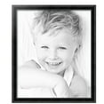 thumbnail image 2 of ArtToFrames 22" x 26" Black Engraved Edges Picture Frame, 22x26 inch Black Wood Poster Frame (WOM-4055), 2 of 8