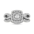 thumbnail image 2 of 14KT White Gold 1Ct.Tw. Diamond keyani Bridal Ring, 2 of 4