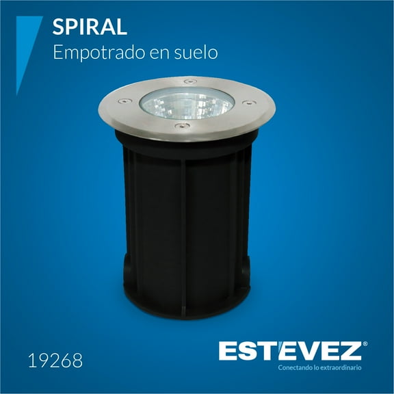 Estevez Lámpara De Piso Led Empotrable Foco Mr16 Gu5.3