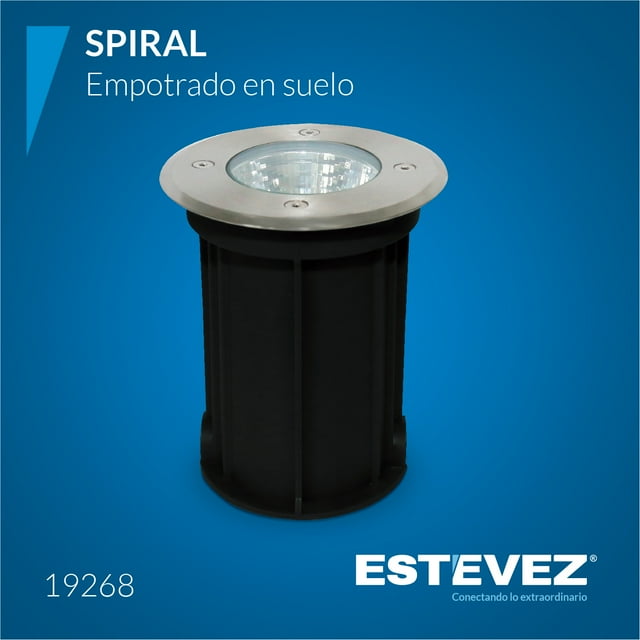 Estevez Lámpara De Piso Led Empotrable Foco Mr16 Gu5.3