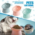 GZYS Tilted Raised Posture for Cat Food Bowl Neck for Protection Anti