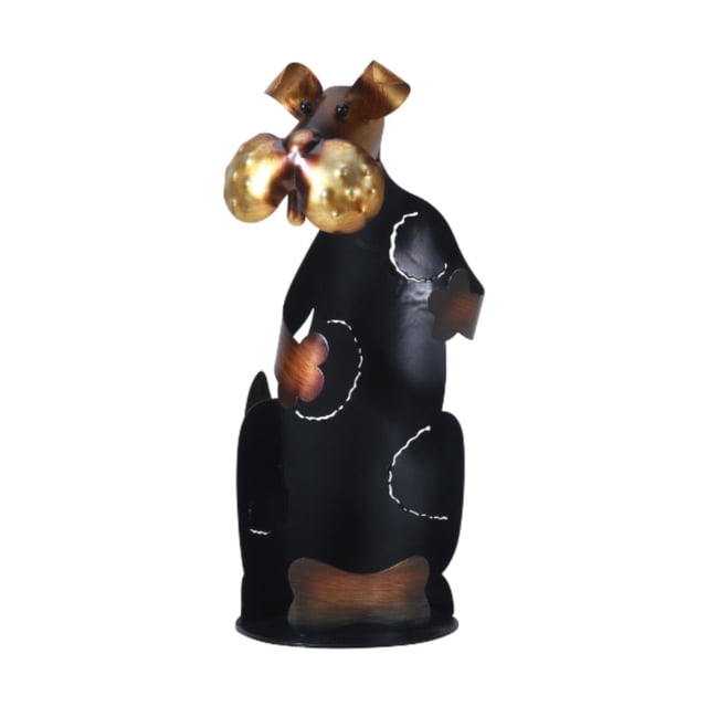 Soporte para botella de vino para perro, estante para vino, decoración de cocina, organizador decorativo único, almacenamiento para armario de boda, d