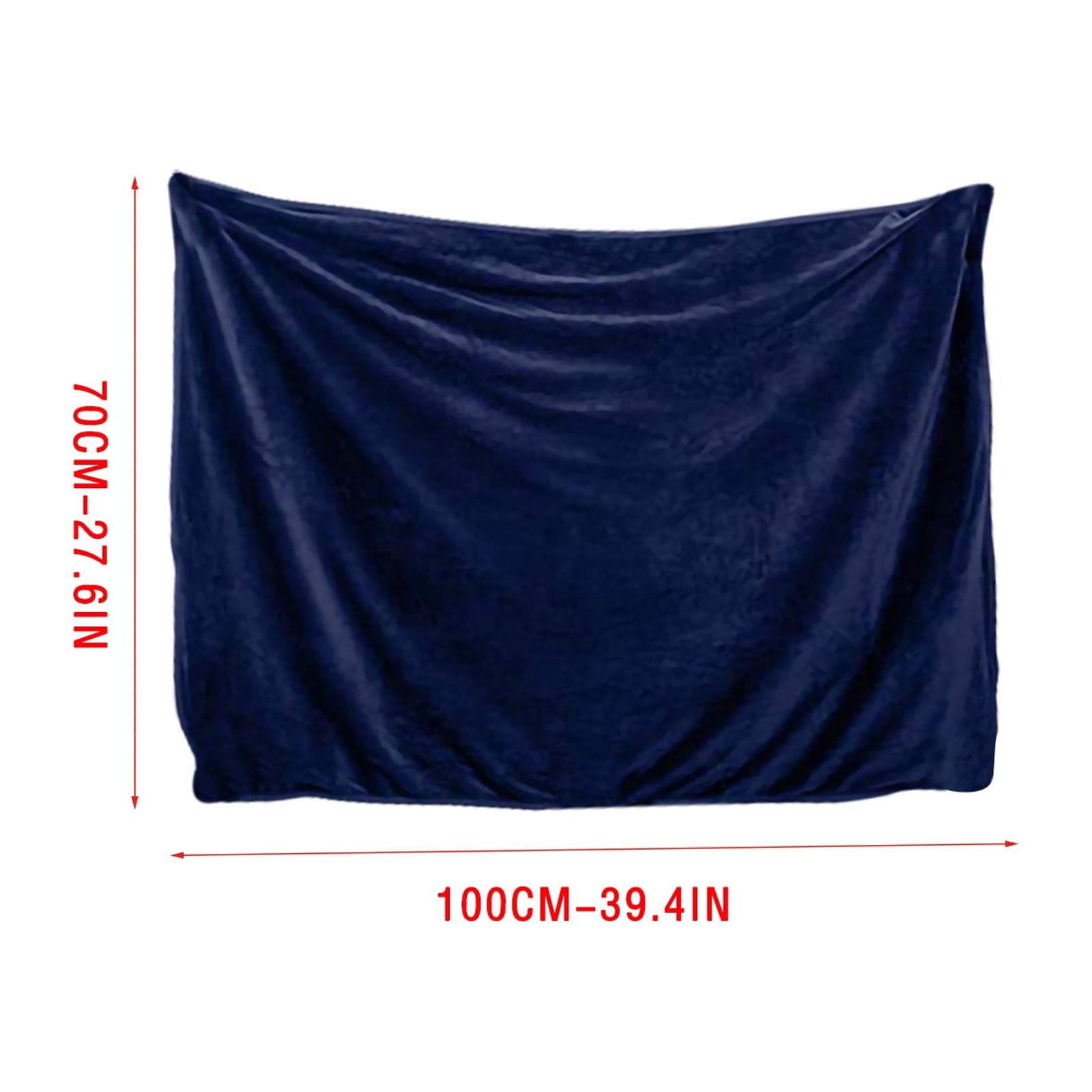 Portable Heated Shawl, Heated Shawl Wraps for Women, Heated Shawl Blanket, Electric Wearable USB Heated Blanket, USB Heated Warm Fleece Shawl, Shawl Heating Blanket for Travel Home, Blue