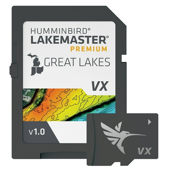 Humminbird Lakemaster VX Premium Great Plains microSD