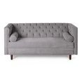 thumbnail image 2 of Sofá 3 Plazas Velvet Gris Claro Con Tecnologia Beehive AirFlex Foam Modelo Banks, 2 of 7