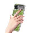 thumbnail image 3 of Allytechgroup Glitter Bling Case for Samsung Galaxy Z Flip 4, Ring Holder Slim Fit Soft TPU Anti-Scratch Bumper Shockproof Luxury Phone Case for Girls Women, Green, 3 of 8