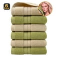 thumbnail image 2 of Twfbrm 6 Pack Premium Hand Towels - Cotton Turkish Hand Towels Highly Absorbent & Quick Dry Face Towels, 400GSM Ultra Soft Microfiber Bath Towels for Beach Gym Shower Hotel and Spa, 13.3"x29", 2 of 9