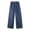 Blue, variant on KVPLBQFD Boys Elastic Waist Jeans Kids Straight Leg Baggy Casual Denim Pants Blue Loose Fit Cargo Trousers for Teens Boy Summer Clothes