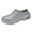 Grey, variant on Chef Shoes for Women Men Non Slip Water Proof Garden Clogs Rubber Sole Kitchen Work Shoes with Arch Support Grey Size 9.5