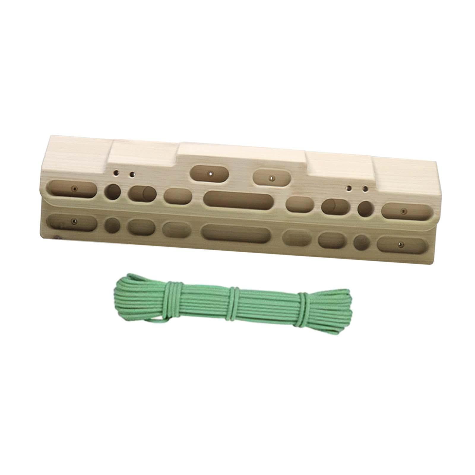 Climbing Hangboard Fingerboard Slopers Finger Holds with Boxwood Material for Indoor Outdoor Strength Training