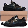 thumbnail image 3 of Back The Blue Police Shoes Women's Fashion Sneakers Tennis Running Shoes for Men Women Black Size 12, 3 of 7