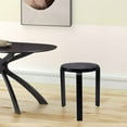 thumbnail image 2 of Mateo Round Backless Stacking Stools - Set of 2 - Black, 2 of 5