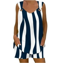 LYXSSBYX 2 Piece Sets for Women Summer Shorts Women's Summer Loose Casual Two-Piece Set with Pocket Print