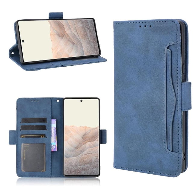 Funda Tipo Billetera GANGXUN para Google Pixel 6 Pro 5G – Tapa Flip con Tarjetero