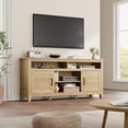 thumbnail image 2 of Table de Conférence et Télé Polyvalente Style Ferme – Bureau de Réunion/centre de Divertissement de 63 Pouces, Tablettes Ajustables, Rangement à Double Porte, Design Rustique Moderne pour Salles de Conférence Ou Espaces de Vie, 2 of 8