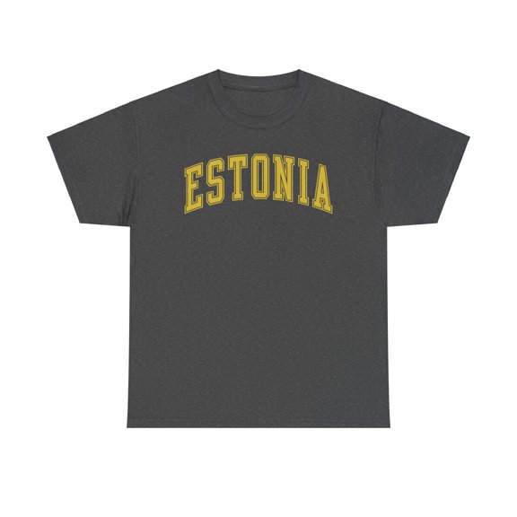 Estonia Shirt Gifts Tshirt Crew Neck Short Sleeve