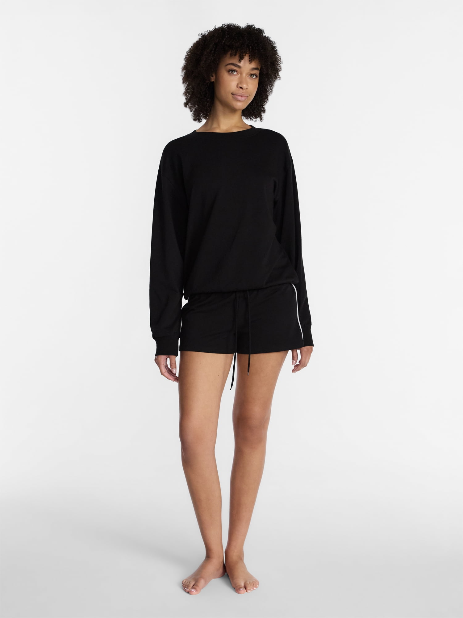 No Boundaries Sleepwear Shorts, 2.5'' Inseam, Women’s and Women’s Plus XXS-3X