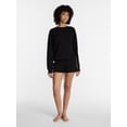 thumbnail image 2 of No Boundaries Sleepwear Shorts, 2.5'' Inseam, Women’s and Women’s Plus XXS-3X, 2 of 5