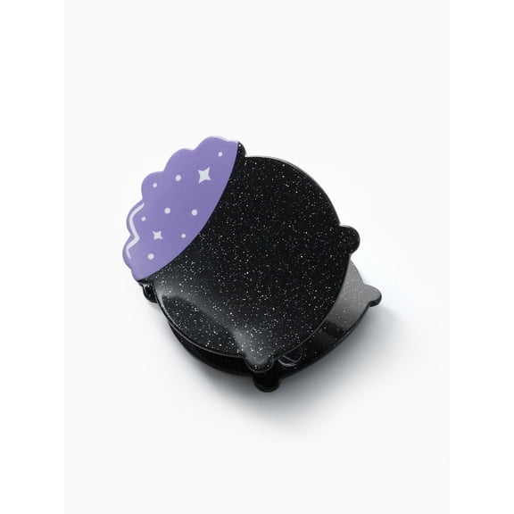 Way to Celebrate Halloween Women's Cauldron Claw Clip, Multicolor, 1 Piece
