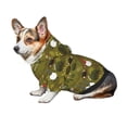 thumbnail image 6 of Uemuo Gnomes Playing in the Garden for Winter Dog Hoodie Sweatshirts with Pockets Warm Dog Clothes for Small Dogs Chihuahua-Small, 6 of 8