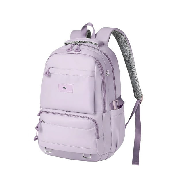 Mochila Escolar Color: Lila Diseño Liso 30L