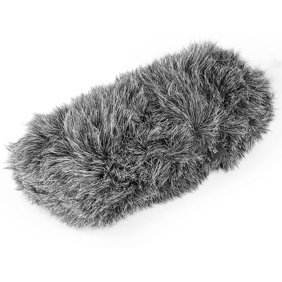 Movo WS-S1000 Furry Outdoor Deadcat Windscreen for Shotgun Microphones up to 7-inch (18cm) Long - Fits Rode VideoMic, NTG-2, Sennheiser ME66, Audio-Technica AT-897 & More