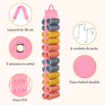 thumbnail image 3 of CHAO Organizador Colgante con 24 Bolsillos - Armario de Tela Oxford Plegable Rosa para Camisas, Vaqueros y Calcetines, 3 of 5