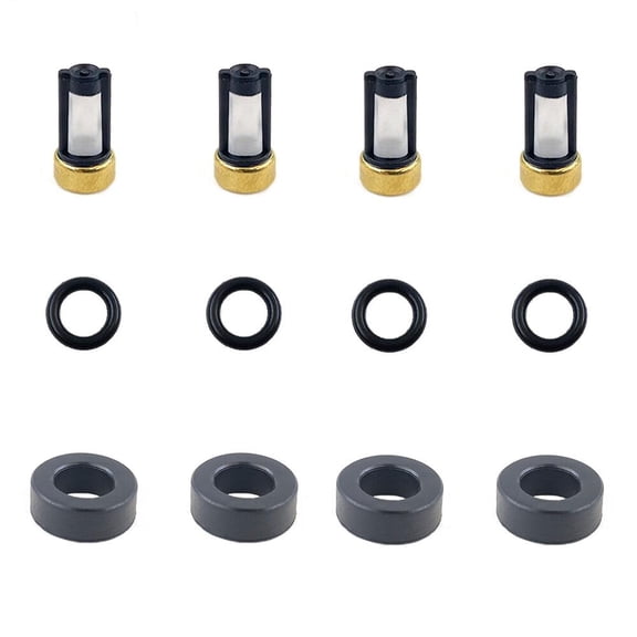 Fuel Injector Rebuild Kit For 2003-2016-Kawasaki Jet Ski Ultra LX / STX 15F / 12F / O-Rings Seals Filters / 49033-3707