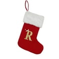 thumbnail image 3 of Christmas Stockings with Embroidered Letters, Personalized Initial Stockings for Family Holiday Decor,Red Xmas Stocking with Soft Plush for Fireplace Mantle Tree Festive Season Home Decoration, 3 of 5