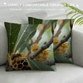 thumbnail image 3 of GOSMITH Throw Pillow Cover - Wasp Nest Cuckoo Small Insect Insect Nature, 3 of 5
