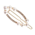 thumbnail image 4 of Moda cristal hueco horquilla pinza perla horquilla pasador joyería para la cabeza - dorado Salvador Horquilla de perlas para mujer, 4 of 10