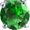 Green, variant on Womens Traditional 2CT Round CZ Solitaire Clip-On Earrings - GoldSilver Non-Pierced 8MM