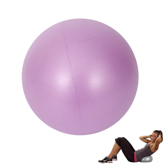 Mini Pilates Ball, Anti-Burst Small Yoga Exercise Ball, Soft Stability Fitness Ball for Core Training, Yoga, Pilates, Physical Therapy & Home Workout