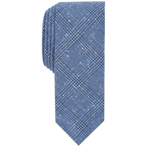 Original Penguin Men's Neck Tie Sky One Dez Plaid Skinny Slim Not Applicable