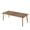 Brown, variant on Outdoor Patio Dining Table for 8, Aluminum Outdoor Dining Table with Umbrella Hole, All Weather Patio Table for Garden, Deck, Porch, Lawn, Backyard Furniture, Brown