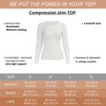 thumbnail image 5 of Women's Seamless Long Sleeve Smoothing Undershirt, 5 of 7