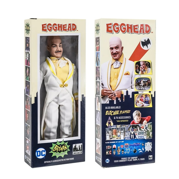Batman Classic TV Series Boxed 8 Inch Action Figures: Egghead