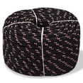 thumbnail image 2 of vidaXL Marine Rope Polypropylene 12 mm 50 m Black, 2 of 6