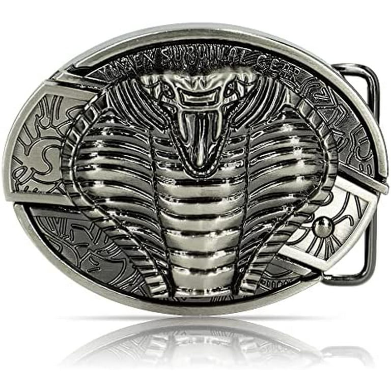 MONOJOY Lion Mens Belt Buckle Cowboy Belt Buckles Men Don'T Tread On Me  Belt Buckles Western Belt Buckle Men Lion Belt Buckle for Men Women & Teens