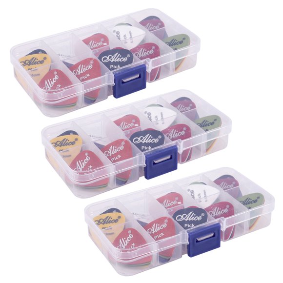 Guitar Pick 120 Pieces Plectrum Mediator Mix 0.58-1.5