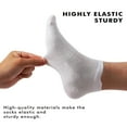thumbnail image 5 of Honeysea 6 Pairs Ankle Socks for Women Men Heel Tab Athletic Running Socks, 5 of 7
