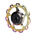 thumbnail image 3 of Colorful 11T Aluminum Alloy Rear Derailleur Pulley Bearing Guide for Mountain Bike, 3 of 9
