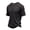 Black, variant on Mens T-Shirts Crew Neck Quick Dry Moisture Wicking Lightweight Breathable Short Sleeve Performance for Gym Light Blue 3XL