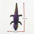 thumbnail image 4 of 1pc 3D Printed Lizards Animals Figures Model Multi-joint Movable Ornament Decorative Desktop Creativity Novelty Gifts, 4 of 4