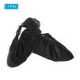 thumbnail image 3 of Uxcell Shoe Covers, 1 Pair Reusable Thicker Shoe Protector Covers for Home Indoor, Black, 3 of 6