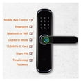 thumbnail image 3 of Smart Lock Fingerprint Control,Access for Wooden/Metal Door Card/Temporary Passcode/Anti-Peep Keypad, 3 of 7